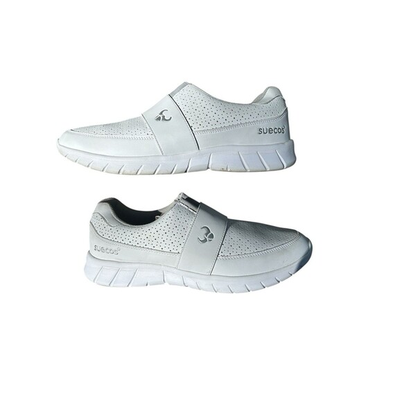 Suecos Nursing Edda Shoes Unisex 12 White Comfort Non Slip On‎ Healthcare - Picture 1 of 5